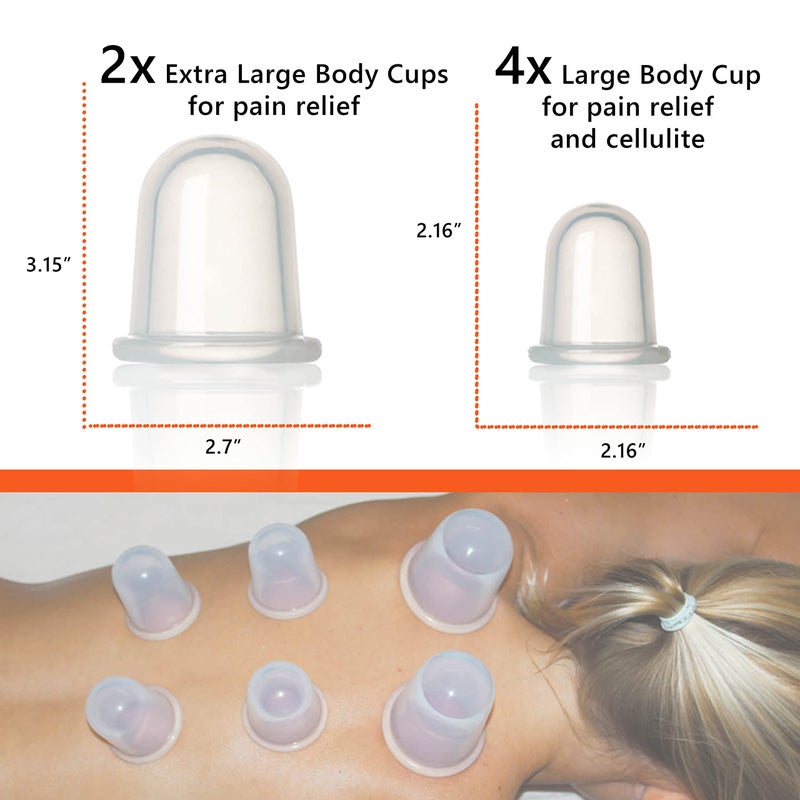 DoSensePro Silicone Cupping Therapy Set - by DoSensePro - Silicone Cupping Set Massage Therapy Cups for Arthritis, Pain Relief, Anti Aging, and Anti-Cellulite - Cupping Kit for Massage Therapy Cups - Image 5